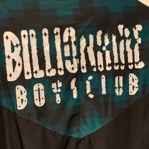 Billionaire Boys Club Black and Teal Windbreaker